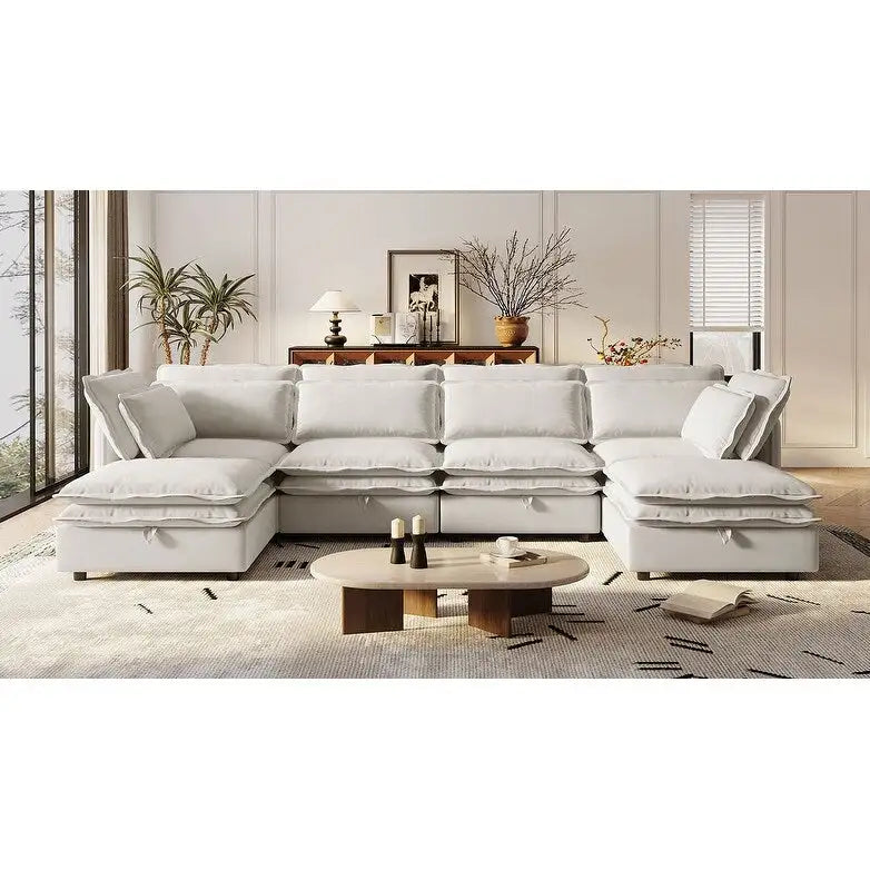 Sofá cama de 1 plaza, color beige