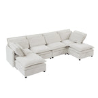 Sofá cama de 1 plaza, color beige