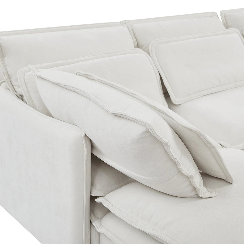 Sofá cama de 1 plaza, color beige
