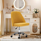Silla de trabajo giratoria sin brazos, para 1 persona, rosa/azul/amarilla/verde/negra/gris