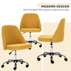 Silla de trabajo giratoria sin brazos, para 1 persona, rosa/azul/amarilla/verde/negra/gris