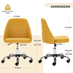 Silla de trabajo giratoria sin brazos, para 1 persona, rosa/azul/amarilla/verde/negra/gris