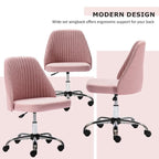 Silla de trabajo giratoria sin brazos, para 1 persona, rosa/azul/amarilla/verde/negra/gris