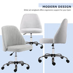 Silla de trabajo giratoria sin brazos, para 1 persona, rosa/azul/amarilla/verde/negra/gris