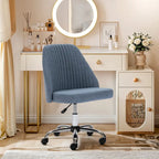 Silla de trabajo giratoria sin brazos, para 1 persona, rosa/azul/amarilla/verde/negra/gris