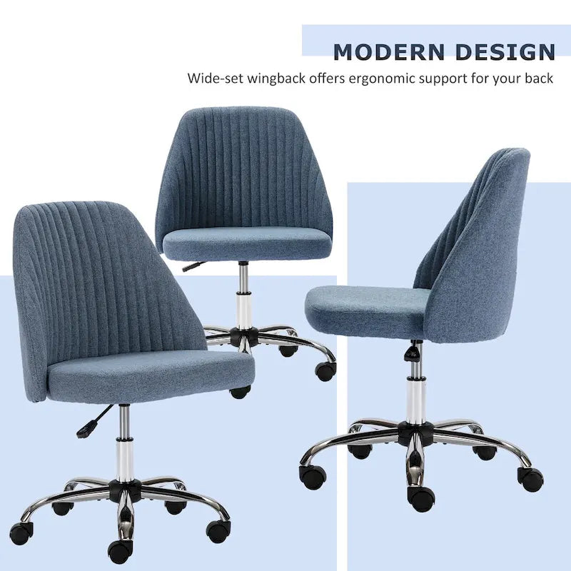 Silla de trabajo giratoria sin brazos, para 1 persona, rosa/azul/amarilla/verde/negra/gris