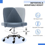 Silla de trabajo giratoria sin brazos, para 1 persona, rosa/azul/amarilla/verde/negra/gris