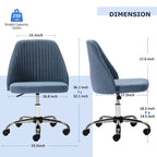 Silla de trabajo giratoria sin brazos, para 1 persona, rosa/azul/amarilla/verde/negra/gris