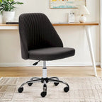Silla de trabajo giratoria sin brazos, para 1 persona, rosa/azul/amarilla/verde/negra/gris