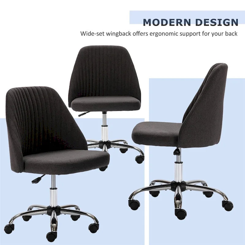 Silla de trabajo giratoria sin brazos, para 1 persona, rosa/azul/amarilla/verde/negra/gris