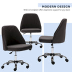 Silla de trabajo giratoria sin brazos, para 1 persona, rosa/azul/amarilla/verde/negra/gris