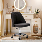 Silla de trabajo giratoria sin brazos, para 1 persona, rosa/azul/amarilla/verde/negra/gris