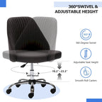 Silla de trabajo giratoria sin brazos, para 1 persona, rosa/azul/amarilla/verde/negra/gris