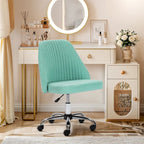 Silla de trabajo giratoria sin brazos, para 1 persona, rosa/azul/amarilla/verde/negra/gris