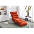 Chaise longue de lino, estilo reclinable, individual