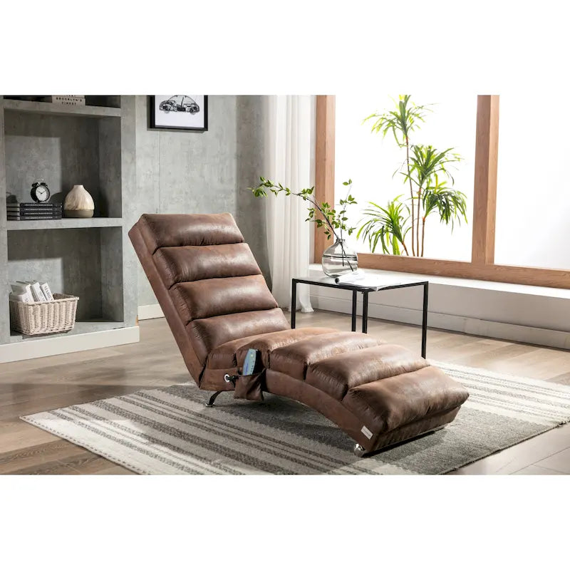 Chaise longue de lino, estilo reclinable, individual