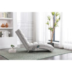 Chaise longue de lino, estilo reclinable, individual