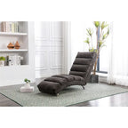 Chaise longue de lino, estilo reclinable, individual