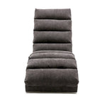 Chaise longue de lino, estilo reclinable, individual