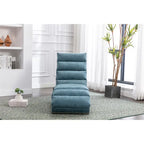 Chaise longue de lino, estilo reclinable, individual