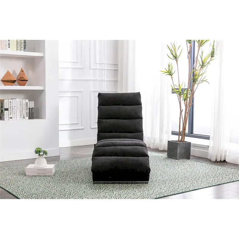 Chaise longue de lino, estilo reclinable, individual