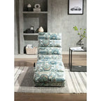 Chaise longue de lino, estilo reclinable, individual