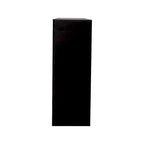 Aparador de alto brillo de 3 puertas blanco/negro con luz LED, unidad individual