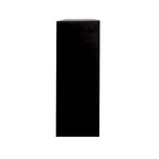 Aparador de alto brillo de 3 puertas blanco/negro con luz LED, unidad individual