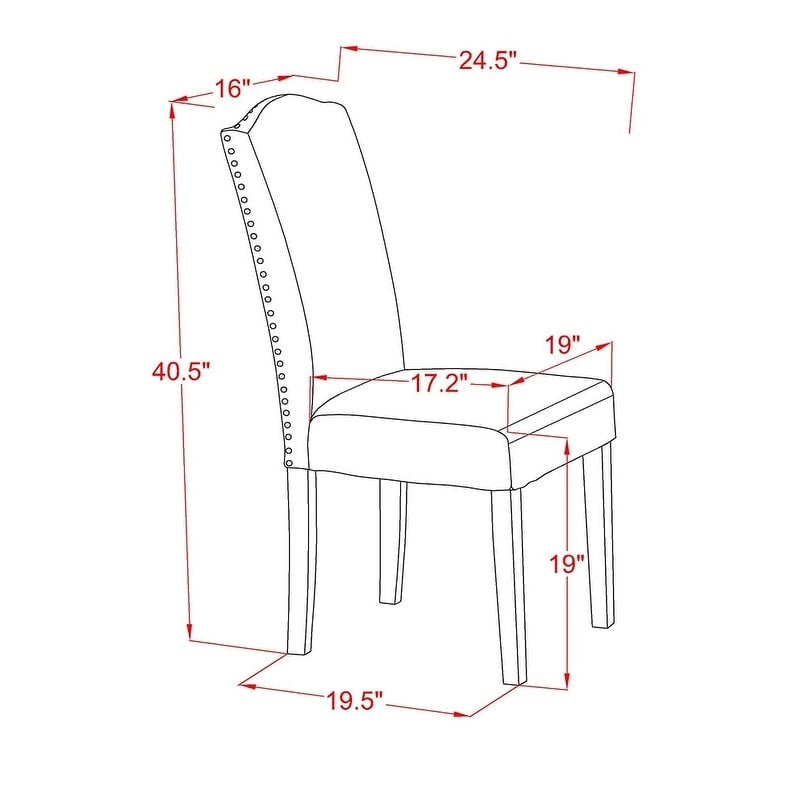 Juego de comedor rectangular negro con cepillado de alambre – Mesa de patas cruzadas y sillas Parson (5/6/7 piezas)
