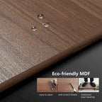 Mueble de TV extensible de nogal con 4 cajones, para televisores de hasta 118"