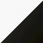Blanco / Blanco Alder / Negro Veteado – Armario auxiliar de doble puerta de 28"