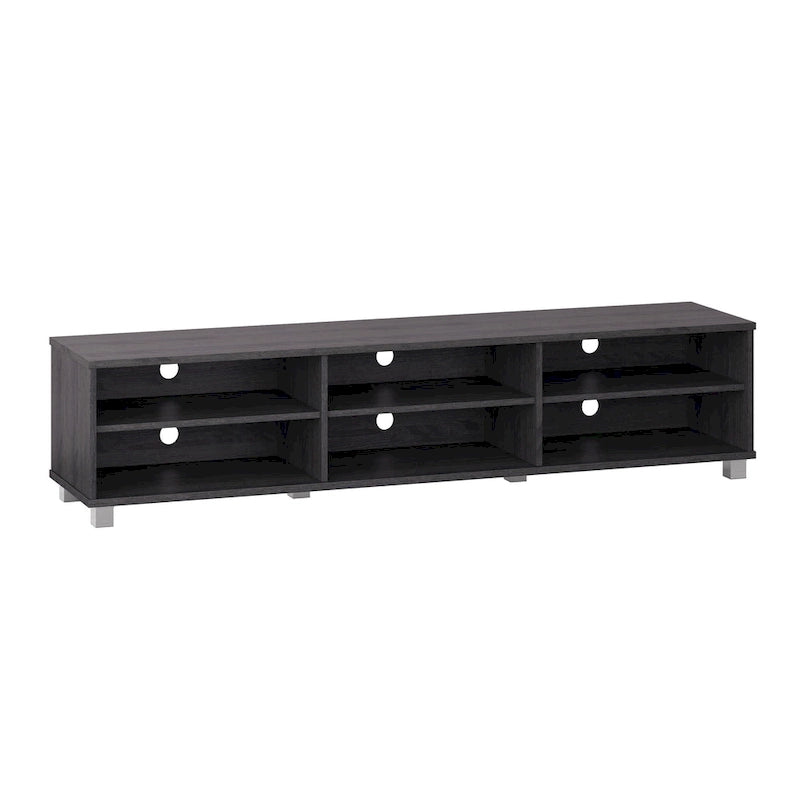 Mueble para TV bajo perfil gris / blanco / marrón / negro para televisores de hasta 85" – 1 persona