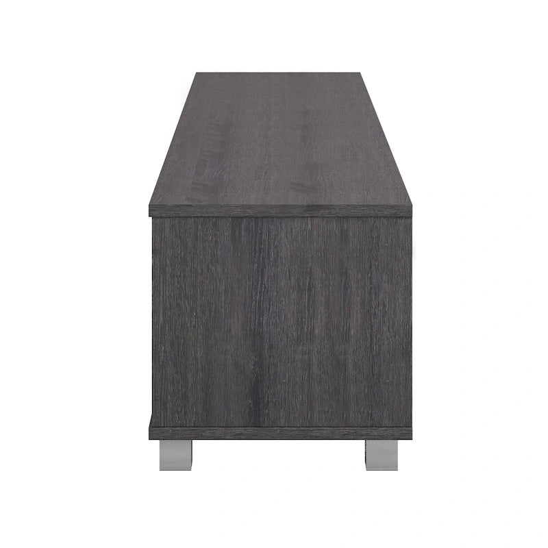 Mueble para TV bajo perfil gris / blanco / marrón / negro para televisores de hasta 85" – 1 persona