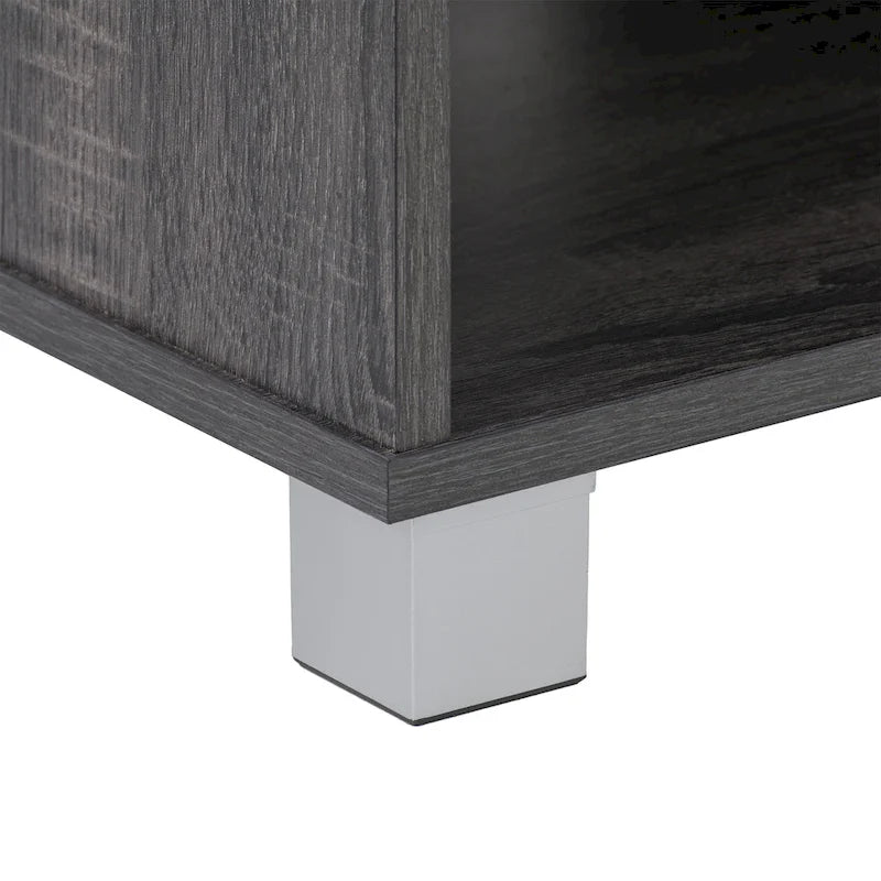 Mueble para TV bajo perfil gris / blanco / marrón / negro para televisores de hasta 85" – 1 persona