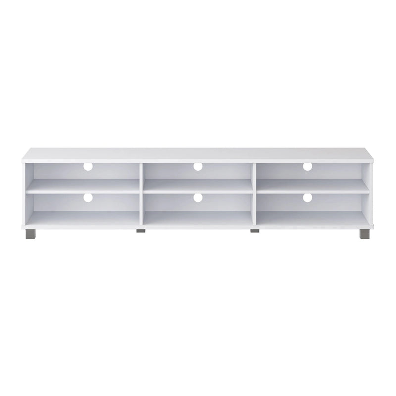 Mueble para TV bajo perfil gris / blanco / marrón / negro para televisores de hasta 85" – 1 persona
