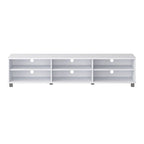 Mueble para TV bajo perfil gris / blanco / marrón / negro para televisores de hasta 85" – 1 persona