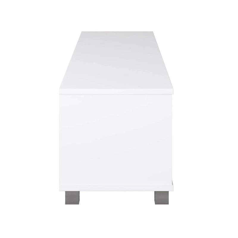 Mueble para TV bajo perfil gris / blanco / marrón / negro para televisores de hasta 85" – 1 persona