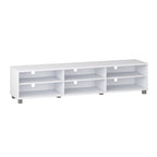 Mueble para TV bajo perfil gris / blanco / marrón / negro para televisores de hasta 85" – 1 persona