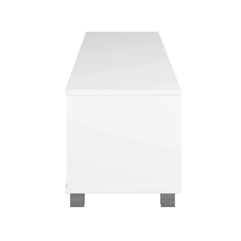 Mueble para TV bajo perfil gris / blanco / marrón / negro para televisores de hasta 85" – 1 persona