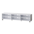 Mueble para TV bajo perfil gris / blanco / marrón / negro para televisores de hasta 85" – 1 persona