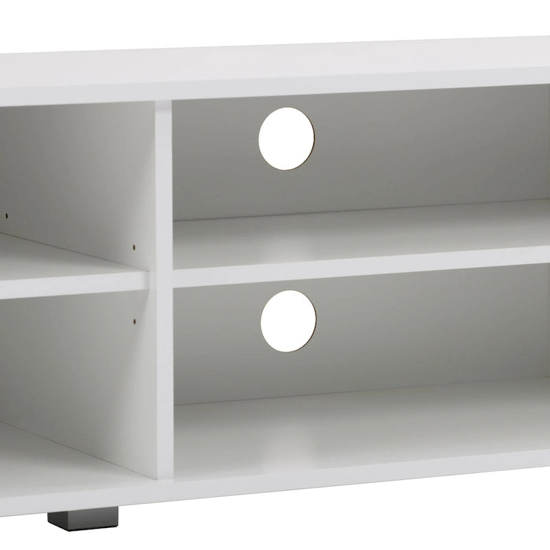 Mueble para TV bajo perfil gris / blanco / marrón / negro para televisores de hasta 85" – 1 persona