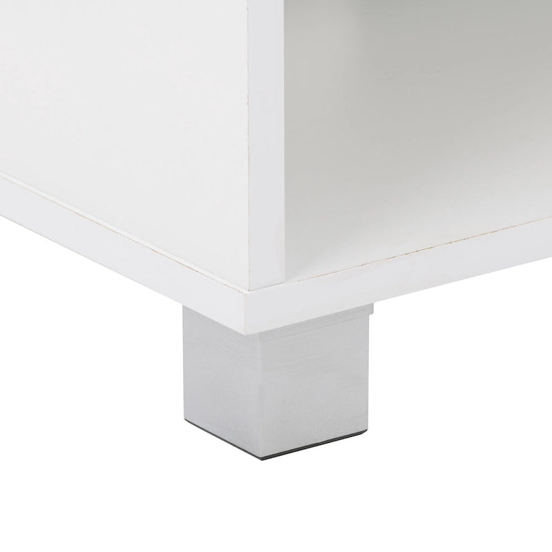 Mueble para TV bajo perfil gris / blanco / marrón / negro para televisores de hasta 85" – 1 persona