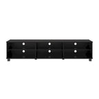 Mueble para TV bajo perfil gris / blanco / marrón / negro para televisores de hasta 85" – 1 persona