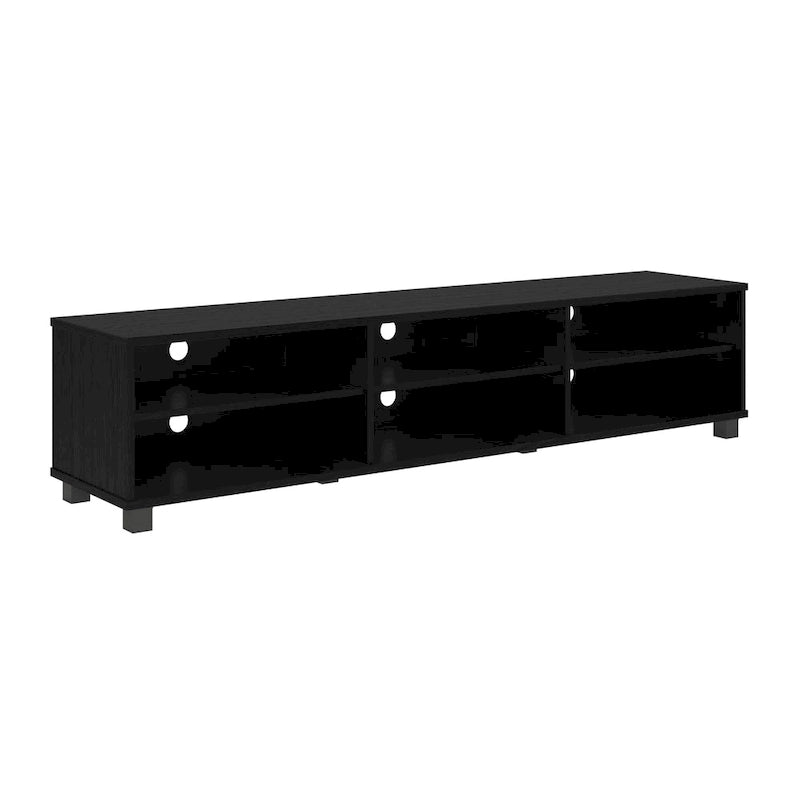 Mueble para TV bajo perfil gris / blanco / marrón / negro para televisores de hasta 85" – 1 persona