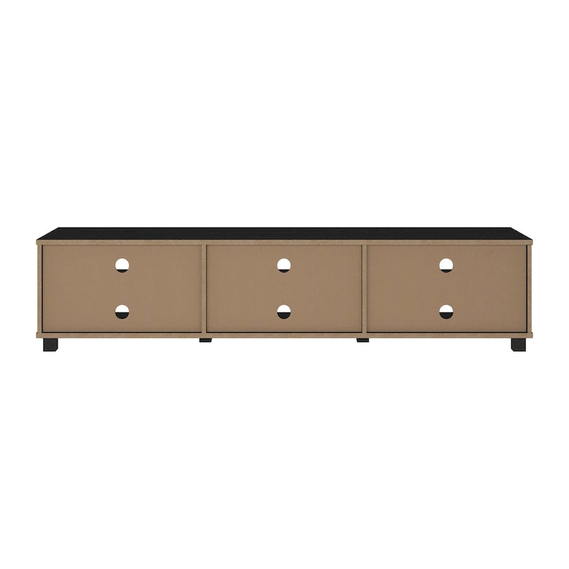 Mueble para TV bajo perfil gris / blanco / marrón / negro para televisores de hasta 85" – 1 persona