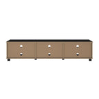 Mueble para TV bajo perfil gris / blanco / marrón / negro para televisores de hasta 85" – 1 persona
