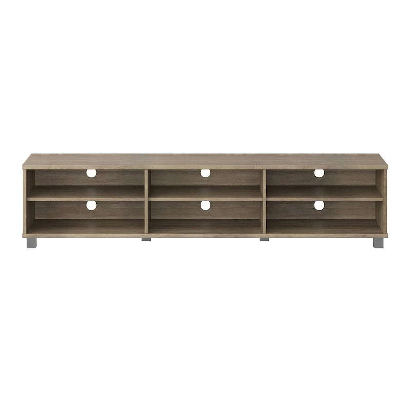 Mueble para TV bajo perfil gris / blanco / marrón / negro para televisores de hasta 85" – 1 persona