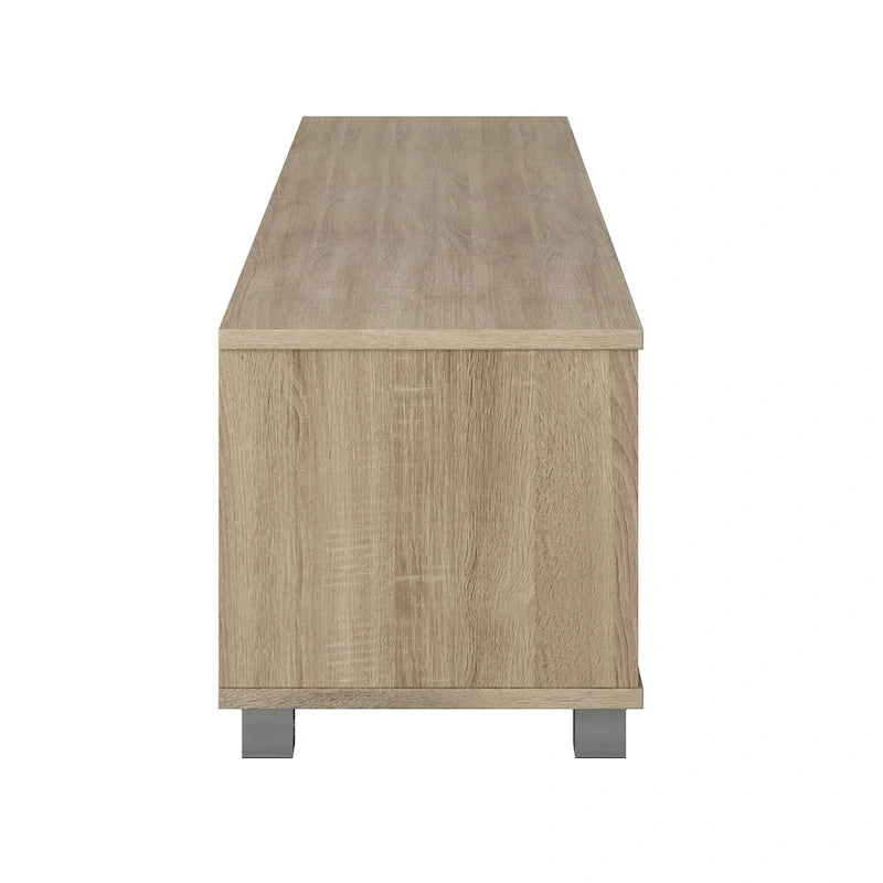 Mueble para TV bajo perfil gris / blanco / marrón / negro para televisores de hasta 85" – 1 persona
