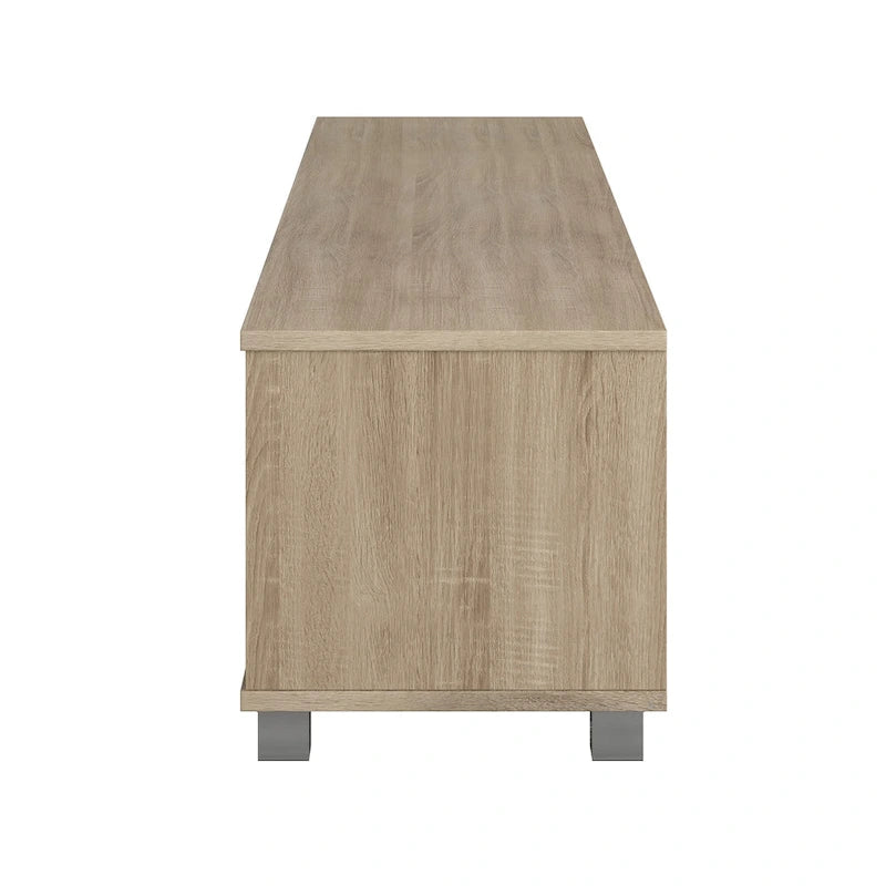 Mueble para TV bajo perfil gris / blanco / marrón / negro para televisores de hasta 85" – 1 persona