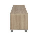 Mueble para TV bajo perfil gris / blanco / marrón / negro para televisores de hasta 85" – 1 persona